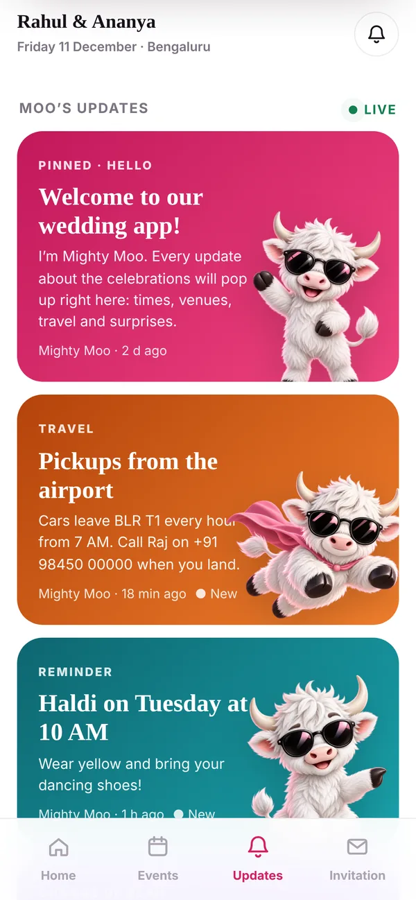 Mighty Moo’s live updates